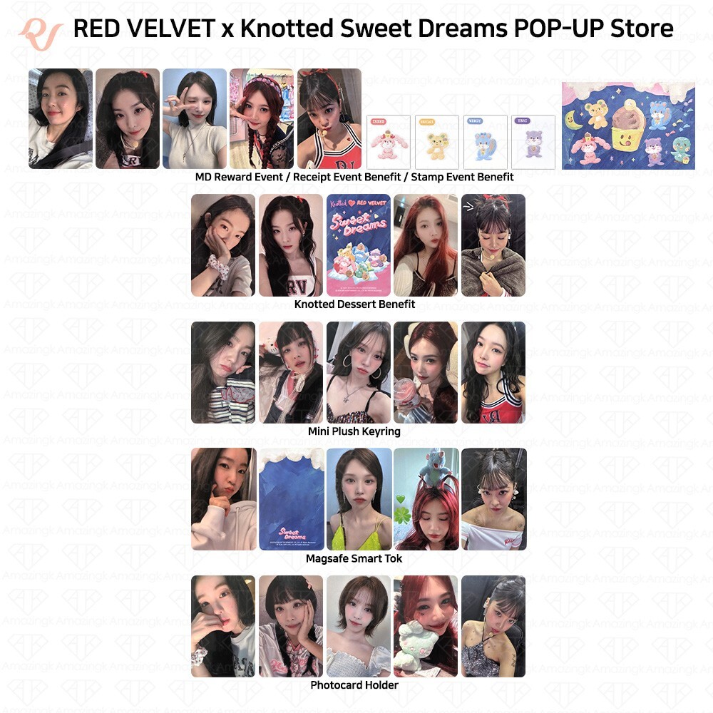 Red Velvet x Knotted Sweet Dreams POP-UP Store Benefit MD