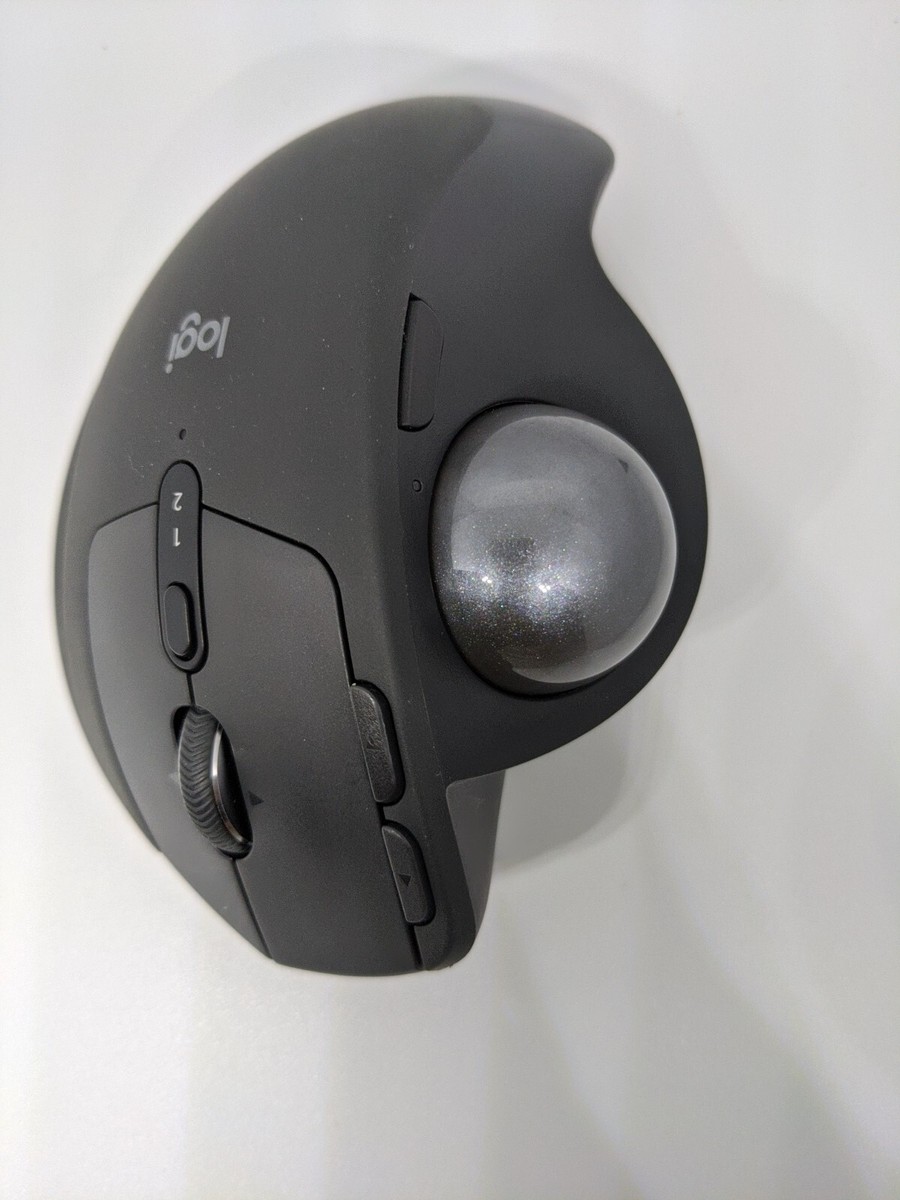 Logitech MX Ergo Rechargeable Wireless Trackball Mouse M-R0065 +