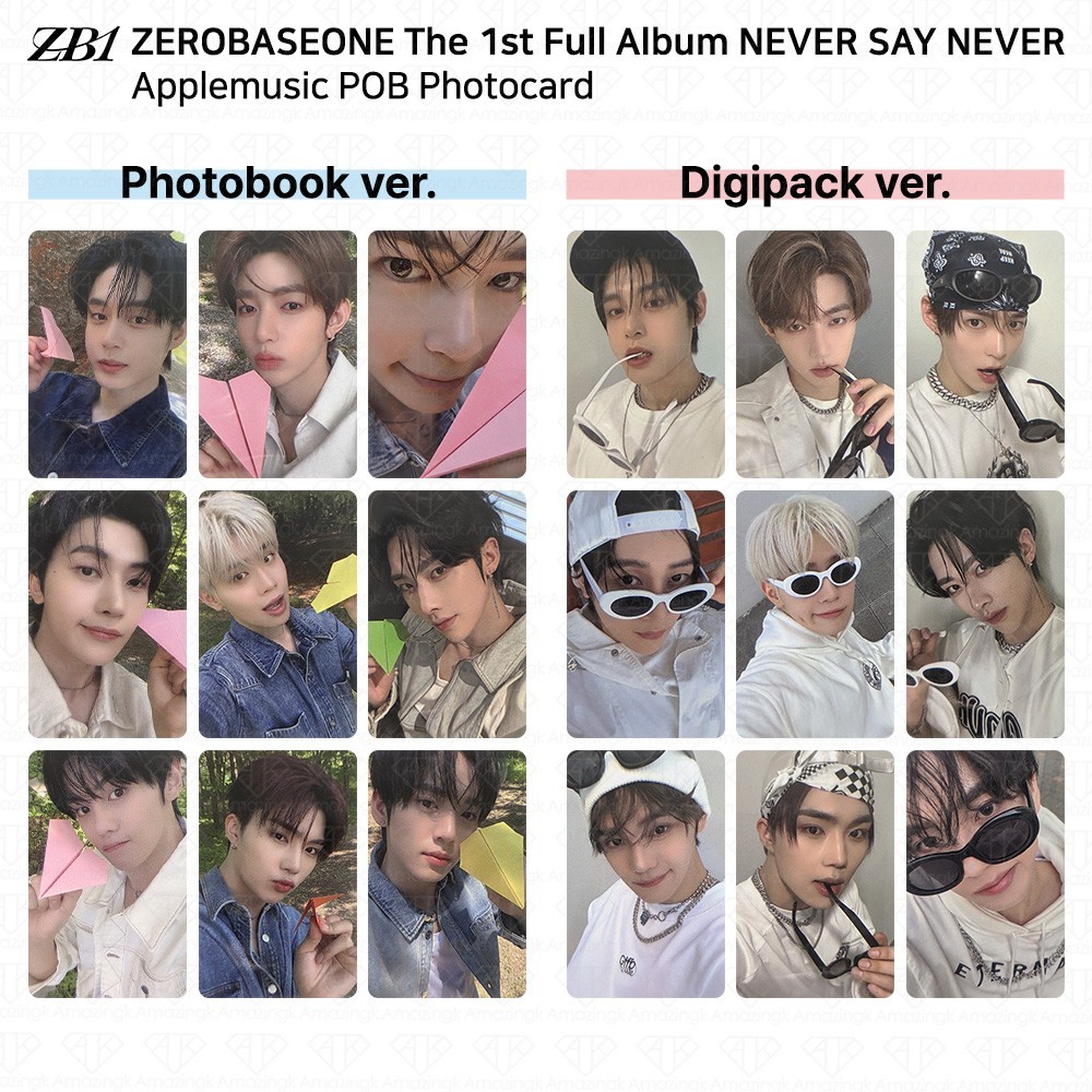 ZEROBASEONE ZB1 The 1st Full Album NEVER SAY NEVER Applemusic POB