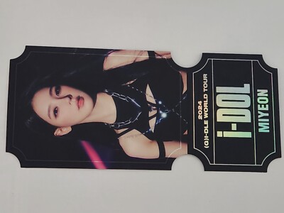 G)I-DLE) SPECIAL PHOTO TICKET SET 2024 WORLD TOUR MD | eBay
