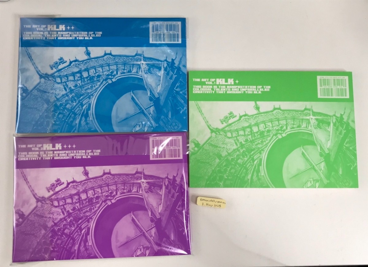 The Art Of KLK vol 1 to 3 set hiroyuki imaishi Kill La Kill book