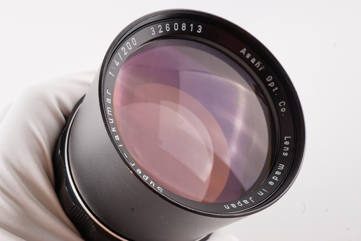 Near Mint】PENTAX SMC Super Multi Coated TAKUMAR 200mm F/4 For