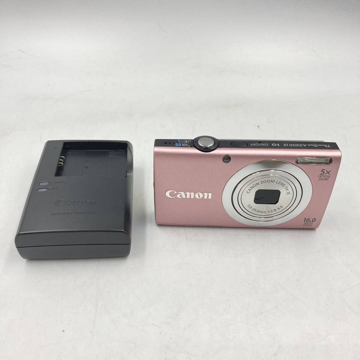 Canon PowerShot A2400 IS A2400IS pink Digital Camera Working | eBay