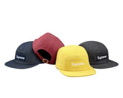 Supreme Denim Croc Strap Camp Cap FW14 | eBay