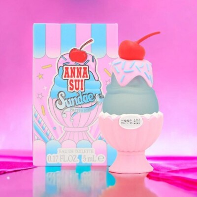 ANNA SUI SUNDAE PRETTY PINK Eau de Toilette EDT 5ml SUNDAE PRETTY