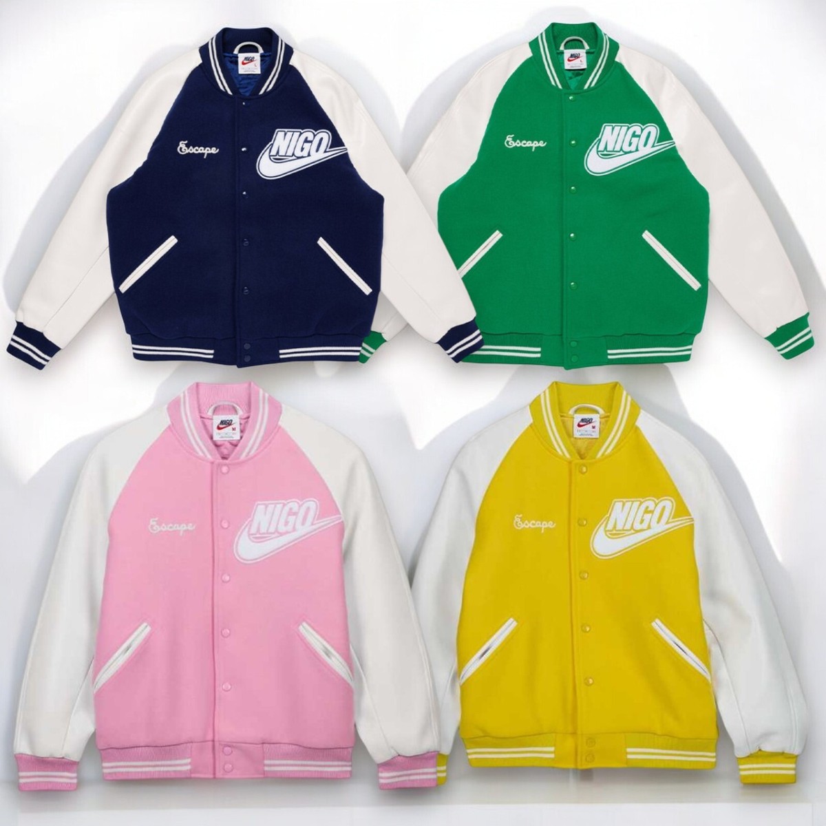 NIGO x Nike NRG Varsity Jacket HM-FW24-007 NIKE Unisex Made in