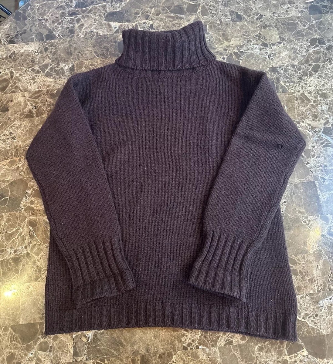 VINTAGE 90s J. CREW TURTLENECK WOOL GRUNGE SWEATER WOMEN Small
