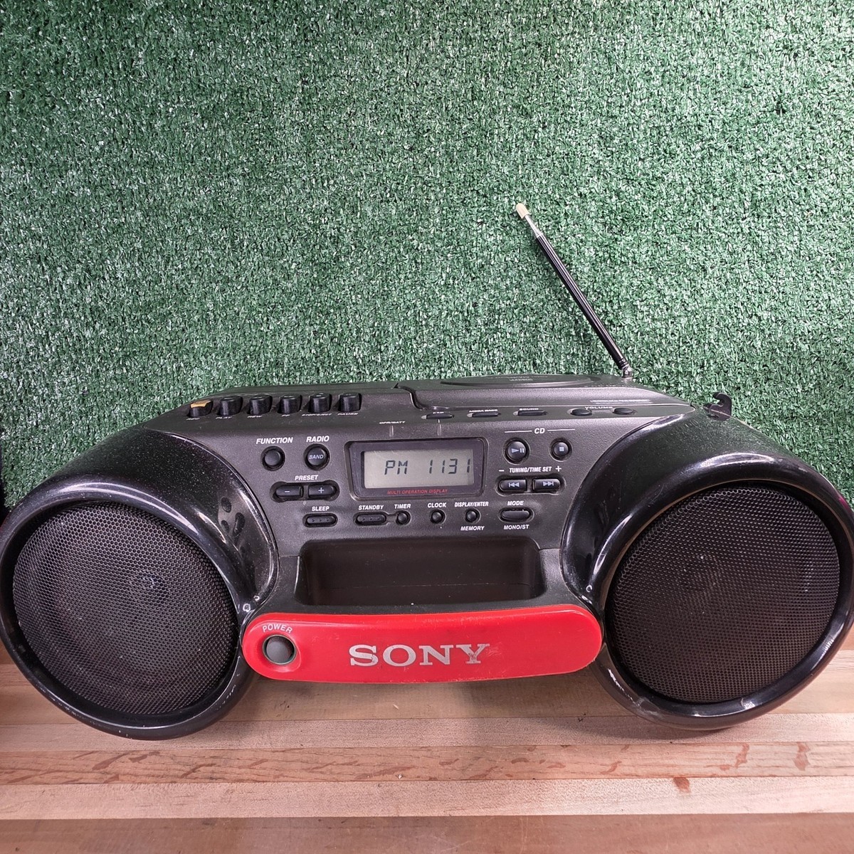 Sony ESP Sports CFD-980 Water Resistant CD Radio Cassette Boombox