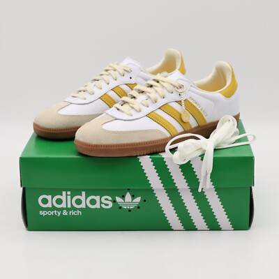IF5661 Sporty & Rich adidas Originals Samba OG White Bold Gold