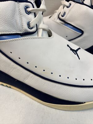 Jordan 2 Nu' Retro White Blue 2003 Size 16 Brand New 306152-144 | eBay