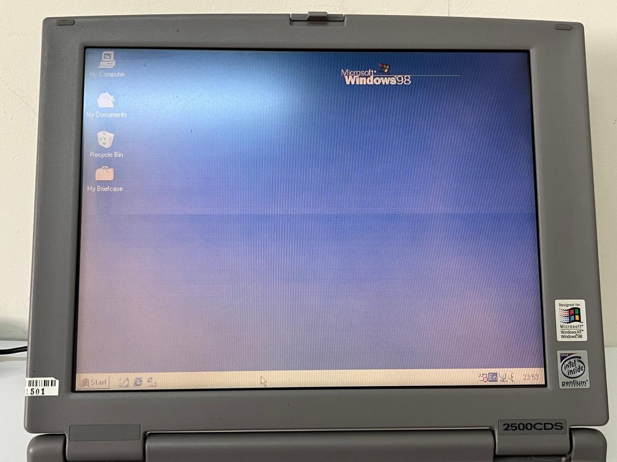 Vintage Toshiba Satellite 2500CDS Laptop + Win 98 | eBay