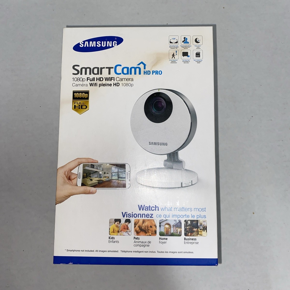 Buy Samsung SmartCam HD Pro 1080p Indoor Wired/wifi IP Camera