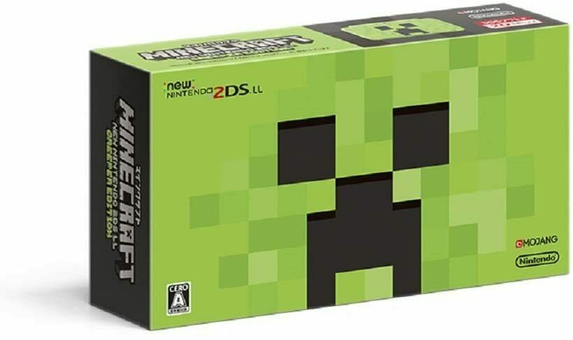 MINECRAFT CREEPER EDITION NEW Nintendo 2DS LL Game Console from