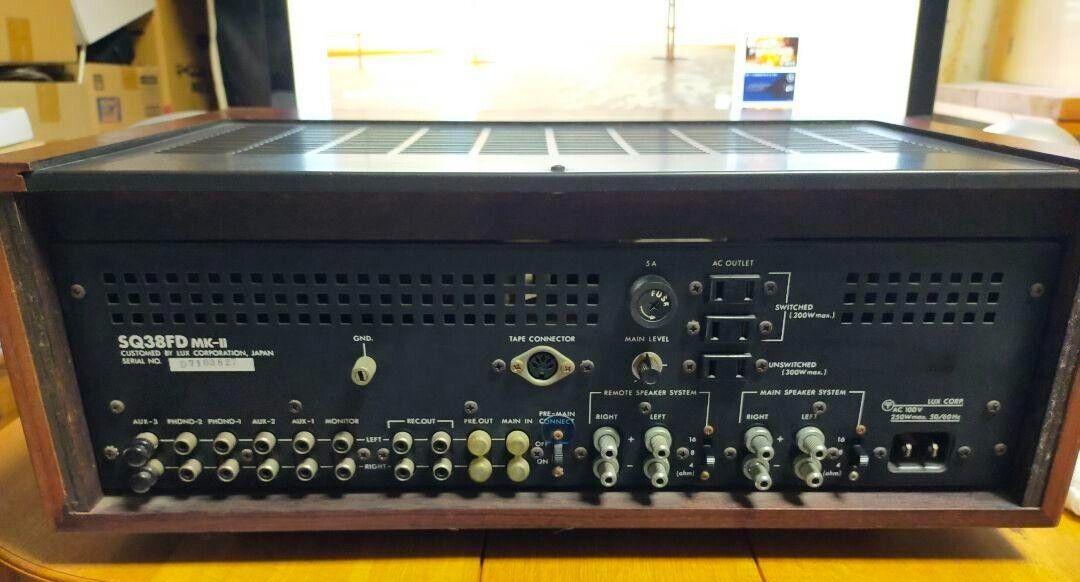 Luxman SQ38FD MK-II Integrated Tube Amplifier Working Tested from