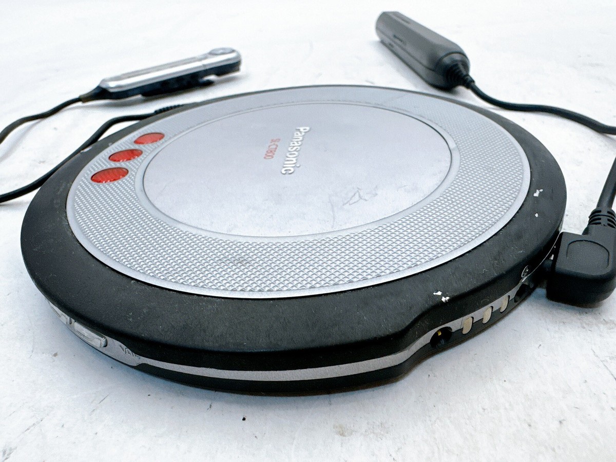 Panasonic SL-CT800 Portable CD Player WMA / MP3 Silver Black