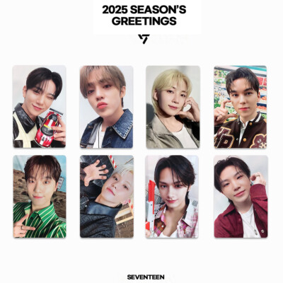 13pcs/set Seventeen 2025 Season's Greetings Self Made Photo Cards
