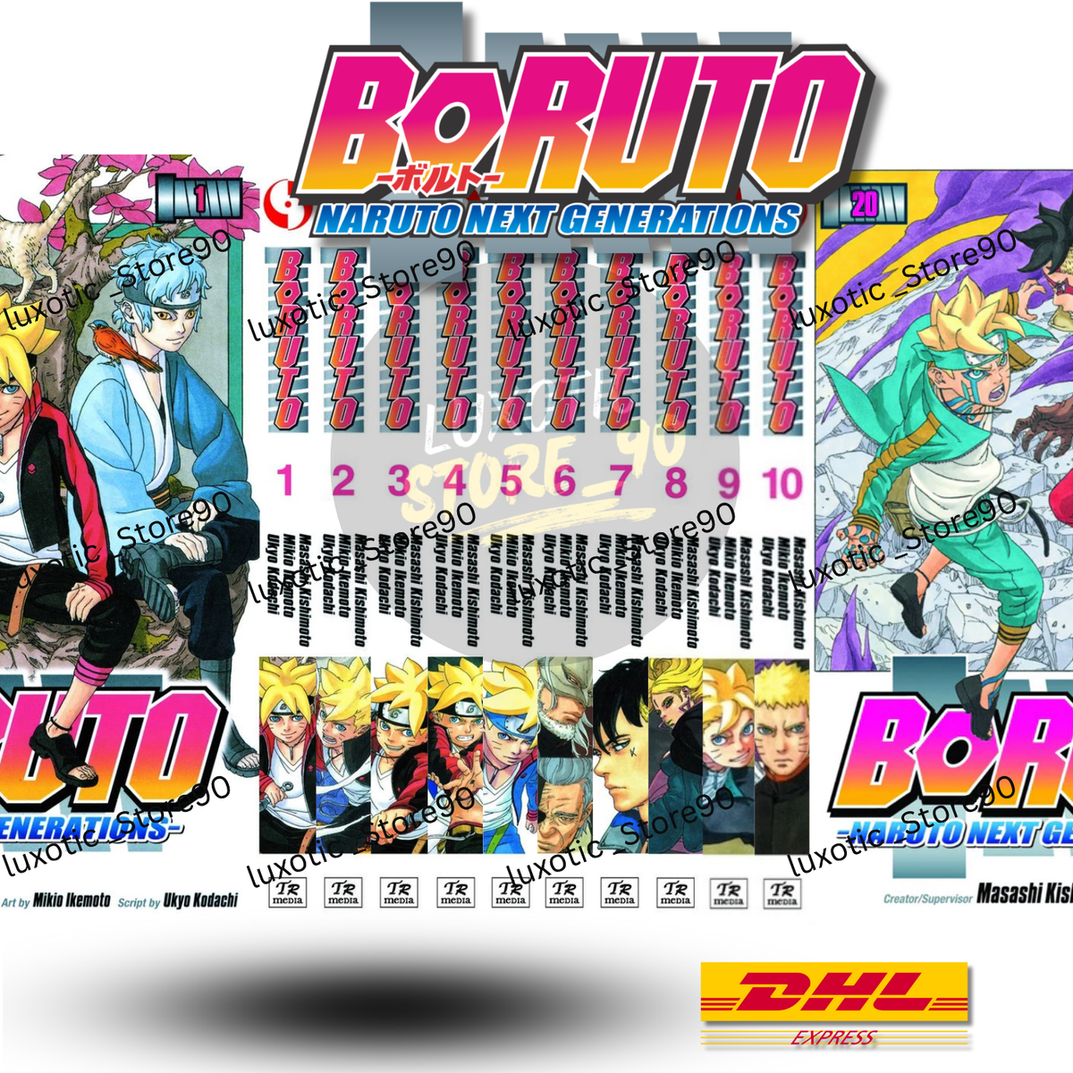 Boruto Next Generations Manga English Comic Volume 1-20 Full Set