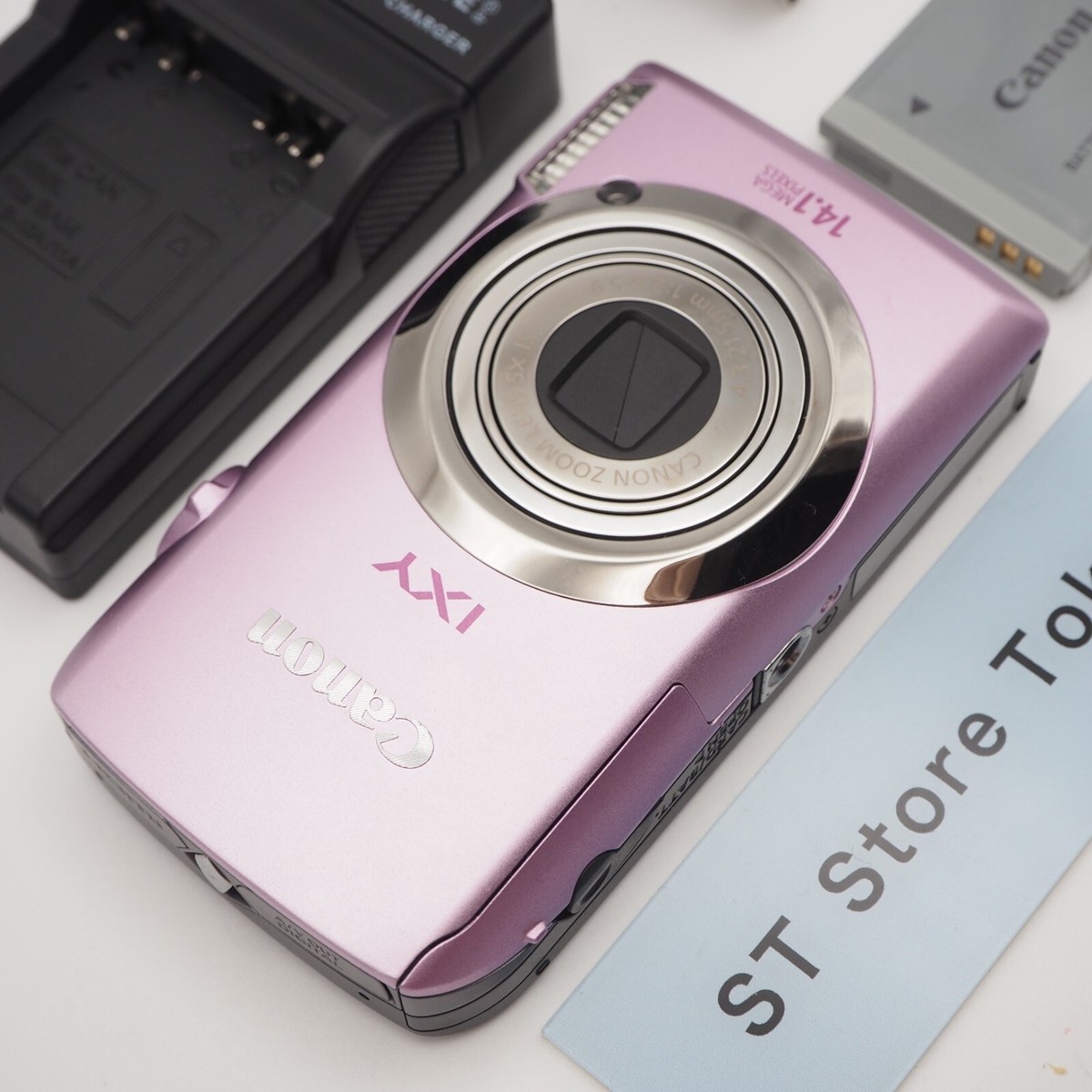 Mint] Canon IXY 10S PowerShot SD3500 IS DIGITAL ELPH IXUS 210 Pink
