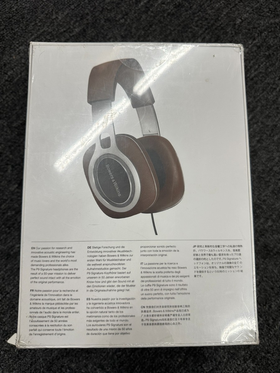 Bowers Wilkins P9 Signature Headphone Brand New Sealed (Last One
