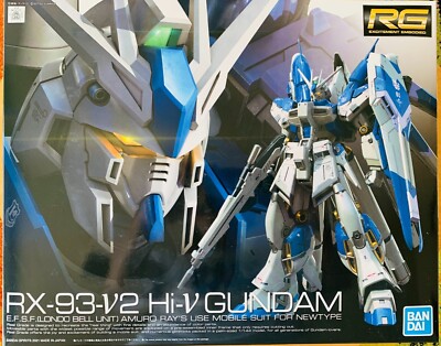 BANDAI RG 1/144 Mobile Suit Rx-93-v2 Hi-v Hi-Nu Gundam NEW | eBay
