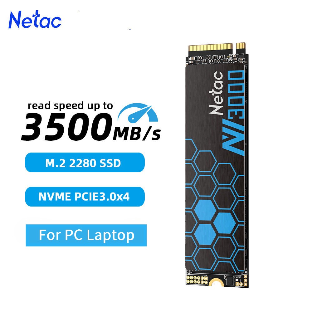 Netac NV3000 M.2 2280 2TB 1TB 500GB 250GB NVMe PCIe3.0 Internal