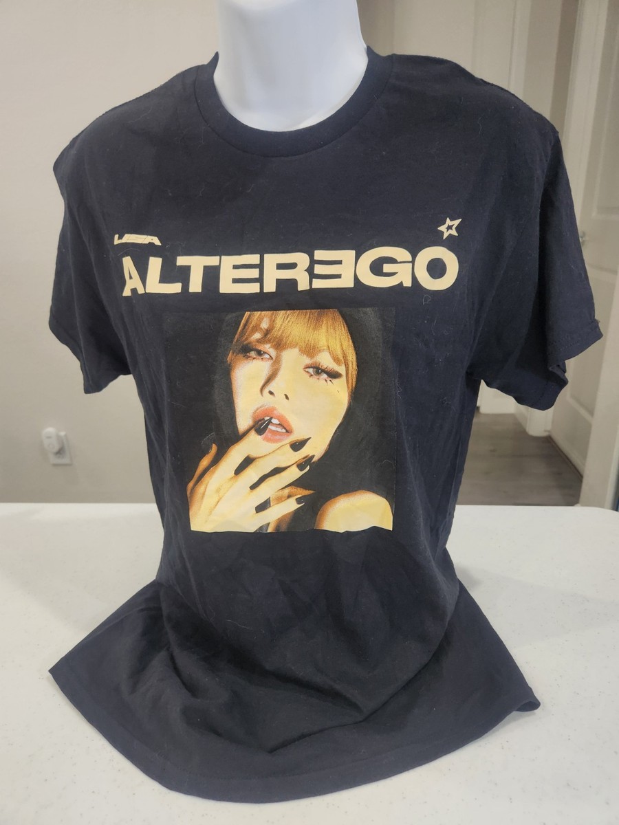 NEW BlackPink LISA Official Merch Alter Ego Graphic T-Shirt Tee