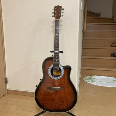 Electric Acoustic Guitar Stafford & Co. SE-350 BS Flamed Top | eBay