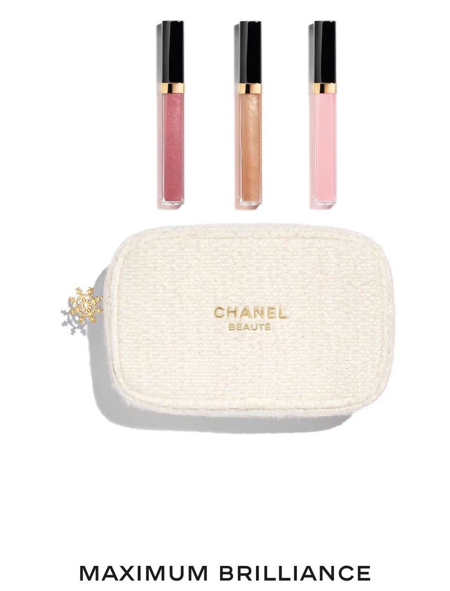 Chanel Christmas Gift Set Holiday 2024 MAXIMUM BRILLIANCE Lipgloss