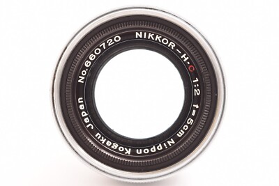 NIKKOR-H.C 5cm 50mm f2 Nippon Kogaku Lens NIKON S mount f/2