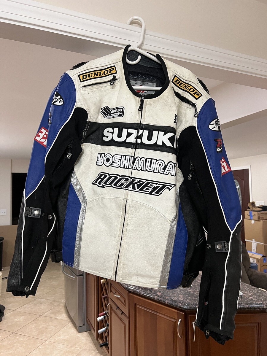 Joe Rocket SUZUKI GSXR Moto Racing Motorcycle Leather Jacket Size