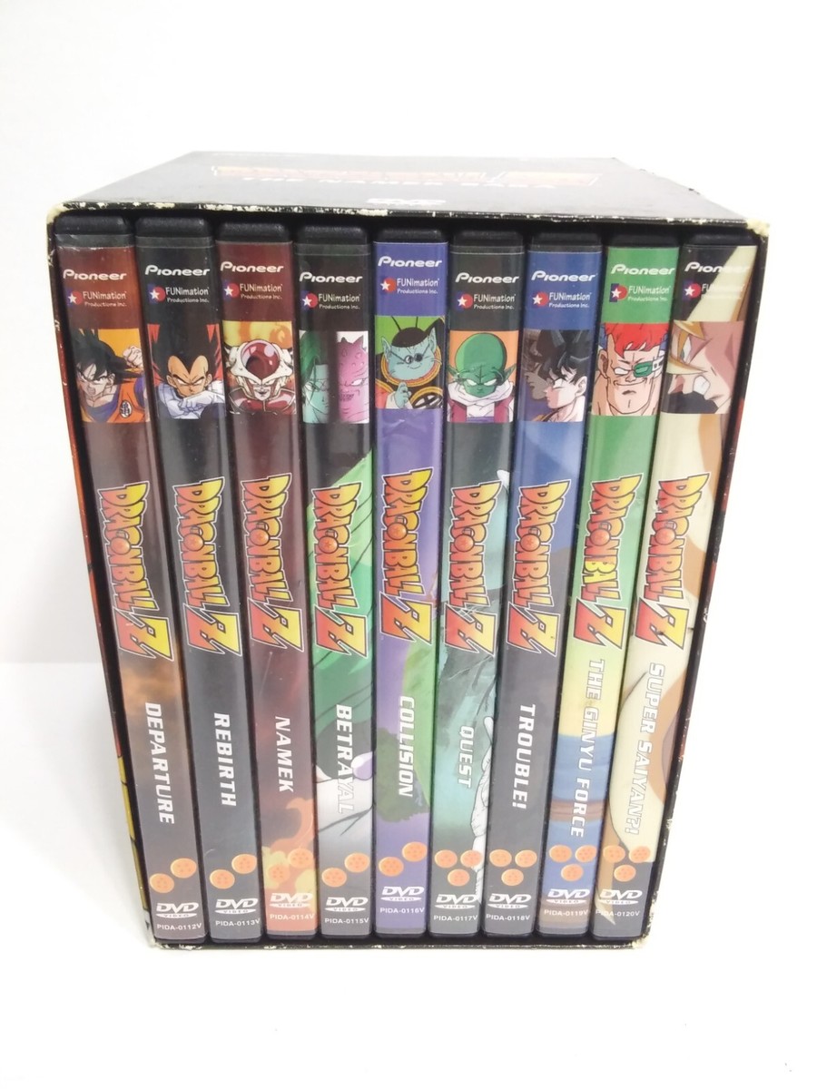 Dragon Ball Z The Namek Saga Box Set DVD 1999 Complete 9-Disc Set