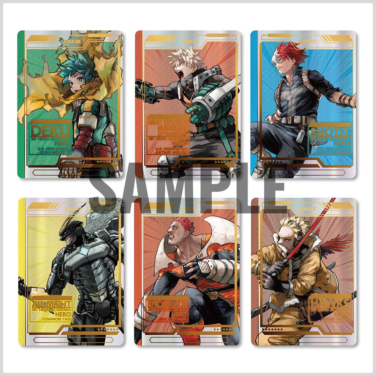 NFS My Hero Academia Collection Card Set Kohei Horikoshi Art