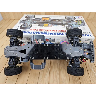 Vintage 1996 Tamiya 58177 TA03F-Pro 4WD Belt Drive 1/10 Chassis