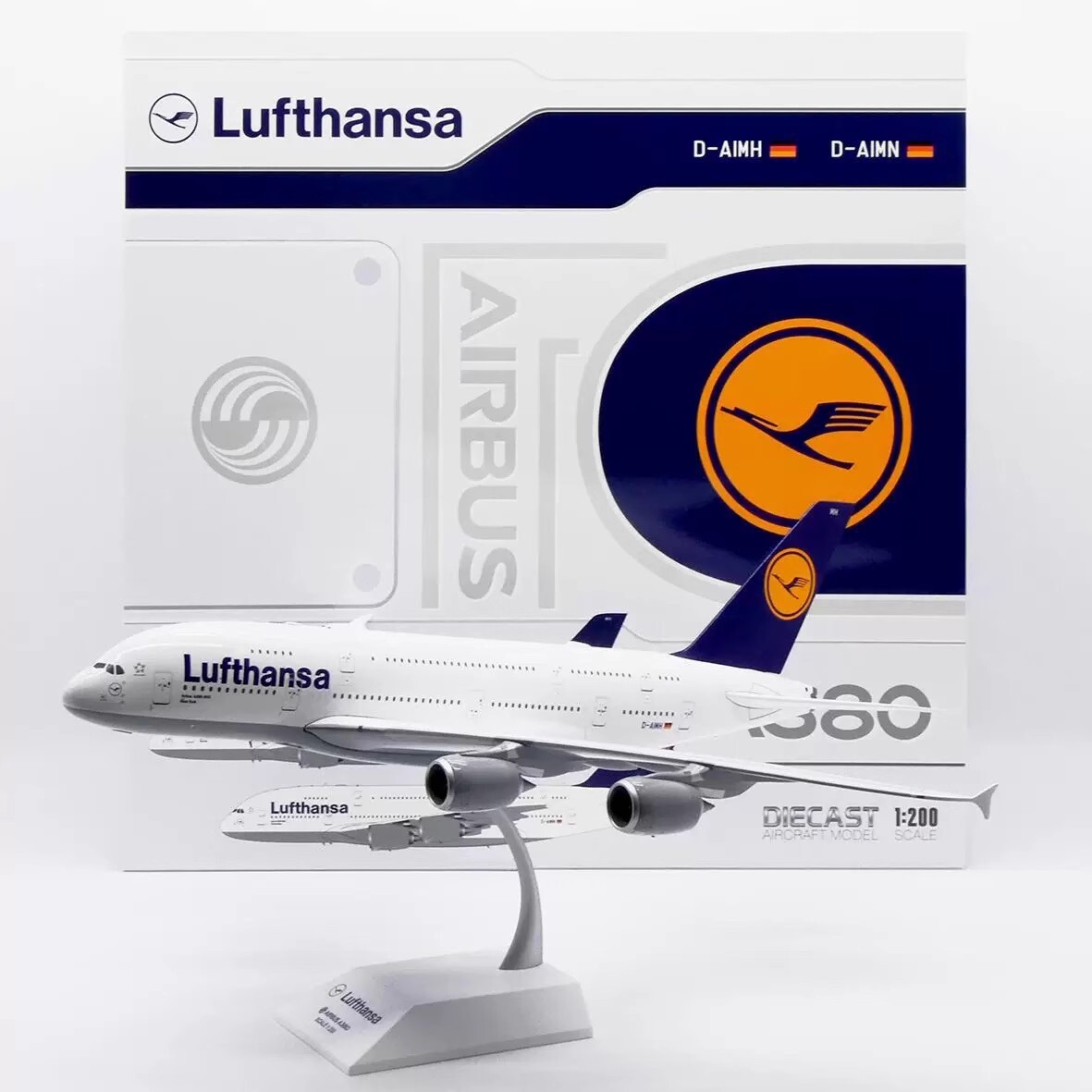NEW JC WINGS 1/200 Lufthansa A380-800 D-AIMH Finished Aircraft