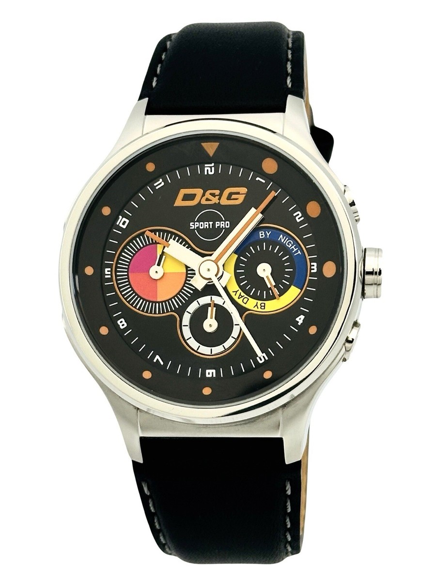 D&G Men's DW0209 Codename Collection Chronograph Multi-Colour Dial