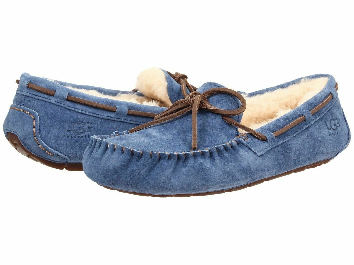 Women UGG Australia Dakota Slipper 5612 Blue Jay Suede 100
