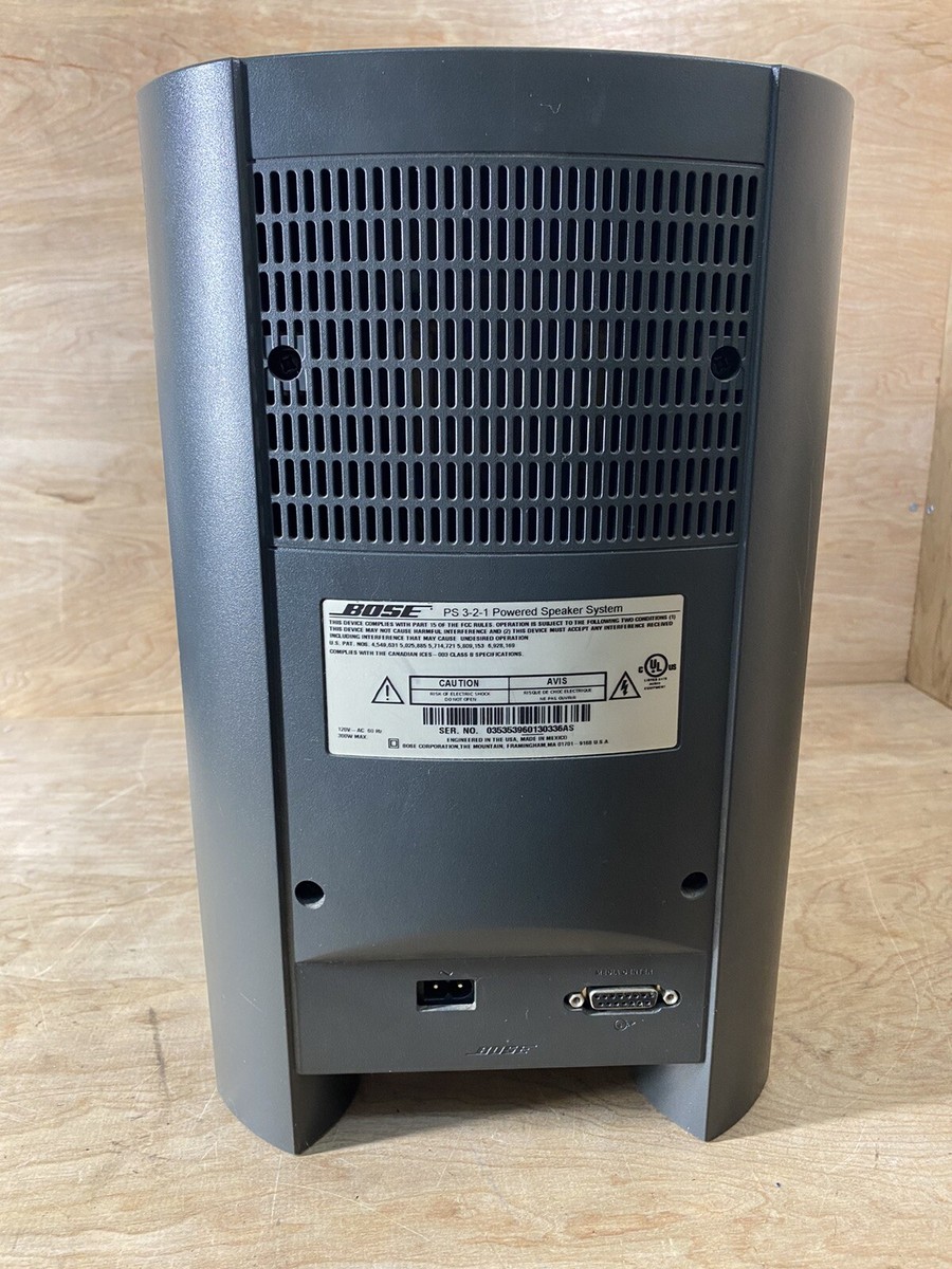 Bose PS3-2-1 II GSX Powered Speaker System Subwoofer No Cord AS IS