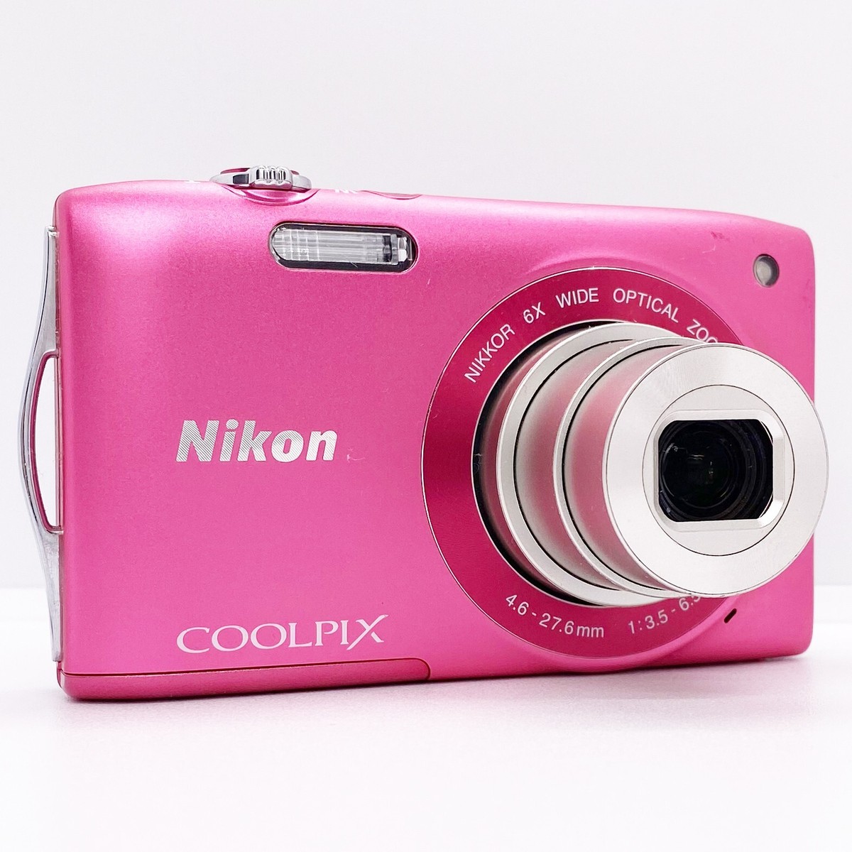 Nikon COOLPIX S3300 Strawberry Pink 6x Zoom 16.0MP Digital Camera