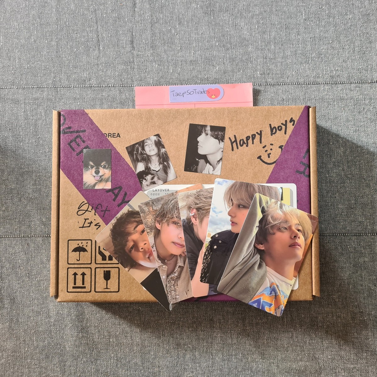 Official Layover BTS V Taehyung Album - Purple Version | eBay