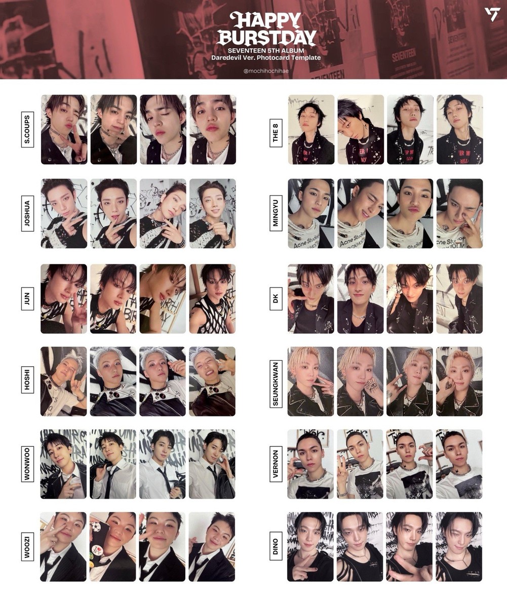 SEVENTEEN DAREDEVIL バインダー トレカ 12メンバー コンプ SEVENTEEN