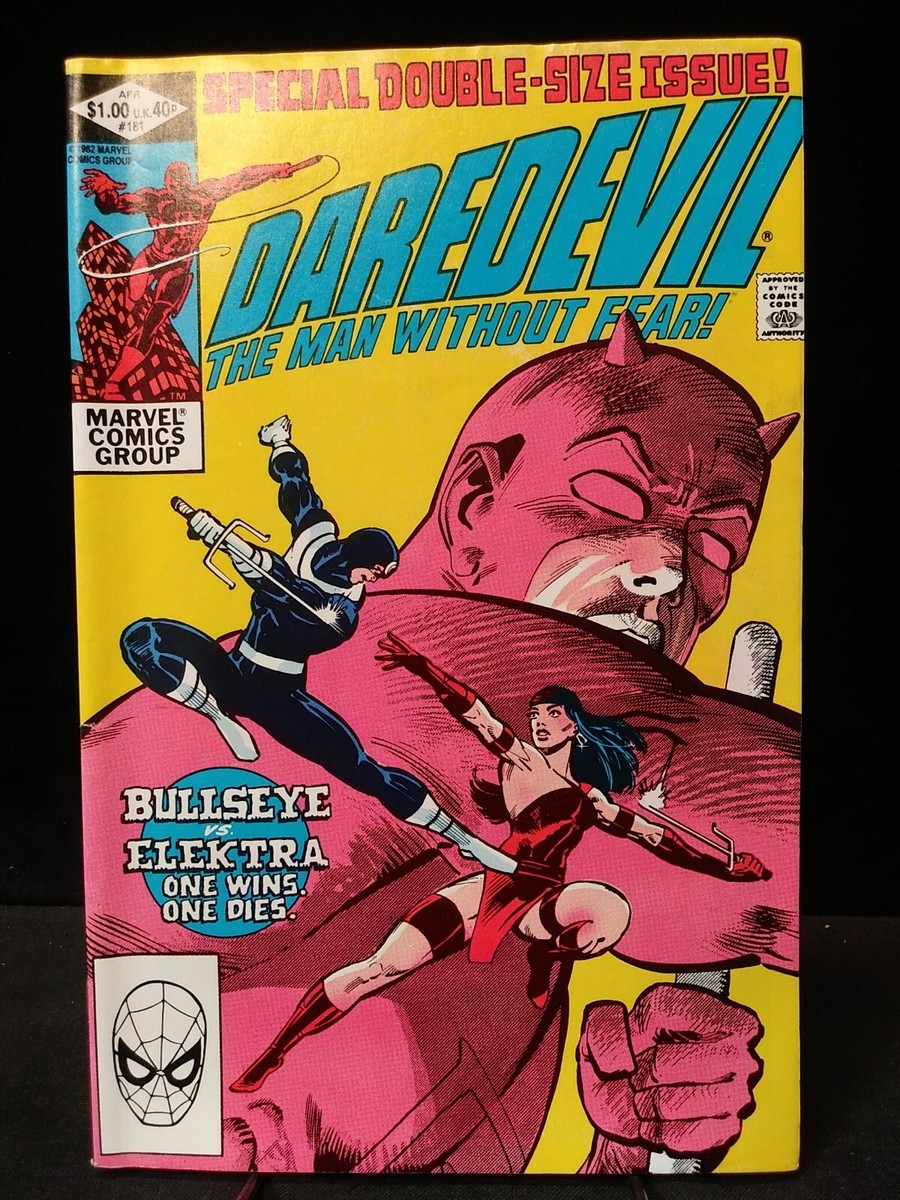 Daredevil #181 (Death Of Elektra) Frank Miller- Marvel Comics | eBay