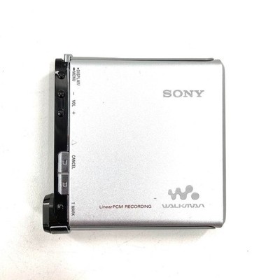 SONY MZ-RH1 MiniDisc Walkman HI-MD Recorder Player Silver Tested