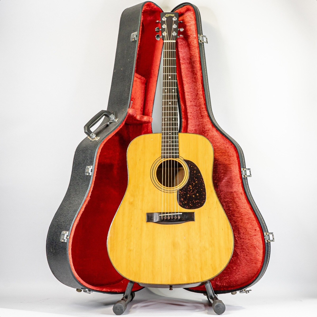 Mid 70s Sada Yairi YD-401 Dreadnought Acoustic Guitar w/ Hardshell