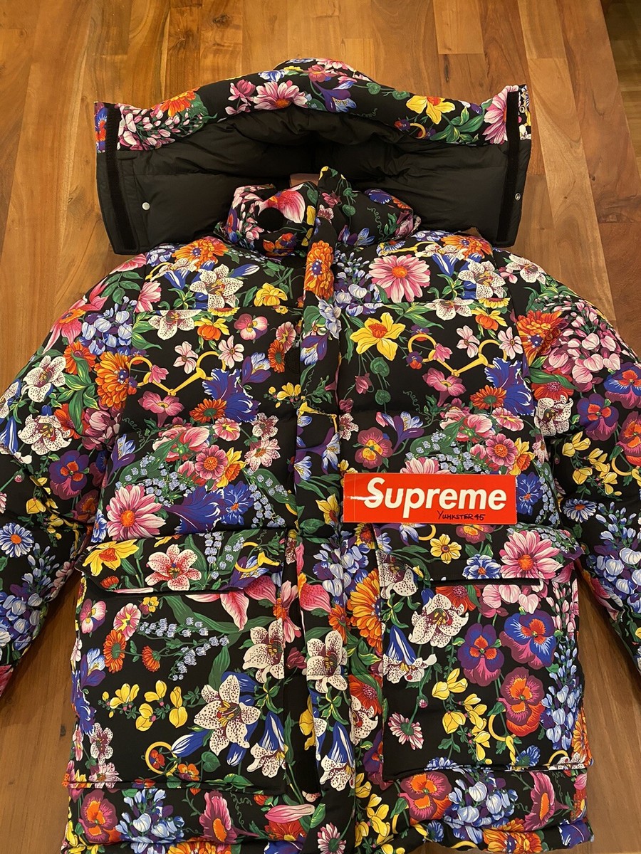 Gucci x The North Face Floral Puffer Jacket | eBay