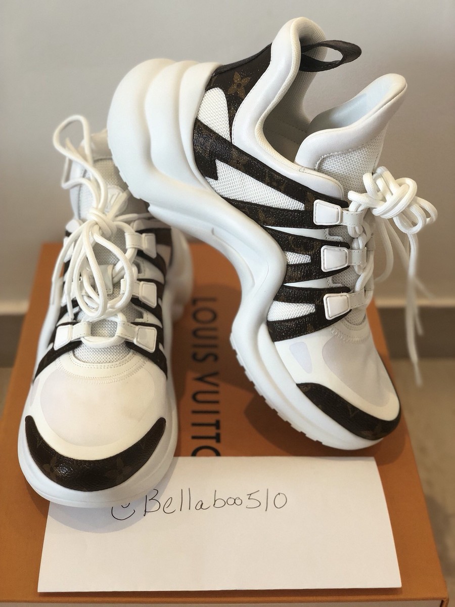 NIB Louis Vuitton Archlight Sneaker in White/Monogram size 39 | eBay