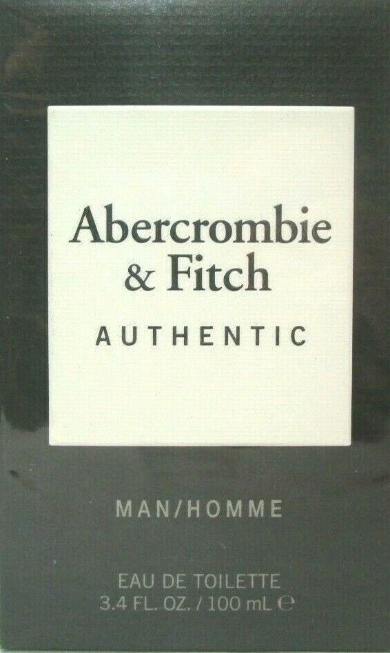 ABERCROMBIE & FITCH AUTHENTIC MAN EAU DE TOILETTE SPRAY 3.4 Oz