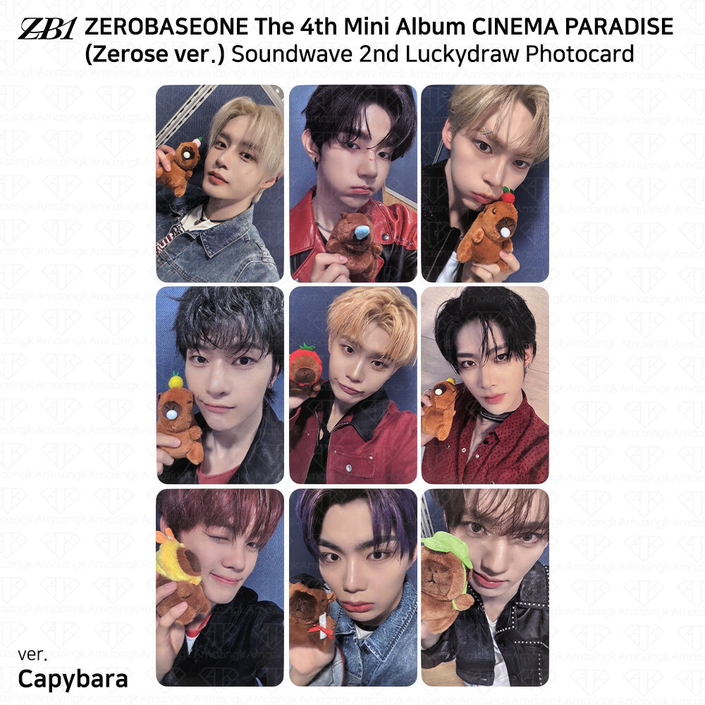ZEROBASEONE ZB1 4th Mini Album CINEMA PARADISE Soundwave LuckyDraw