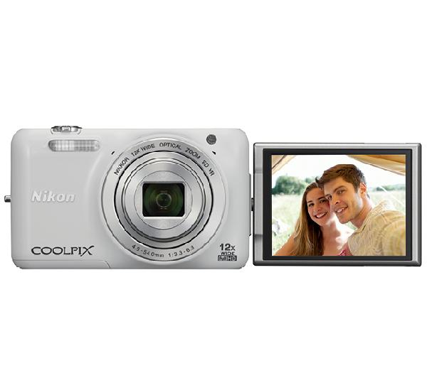 Nikon COOLPIX S6600 16.0MP Digital Camera - White for sale online
