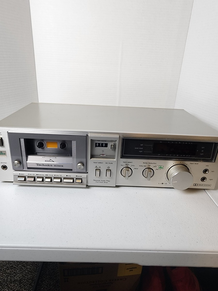 動作確認済み Technics カセットデッキ RS-M240X DOLBY 動作確認済み