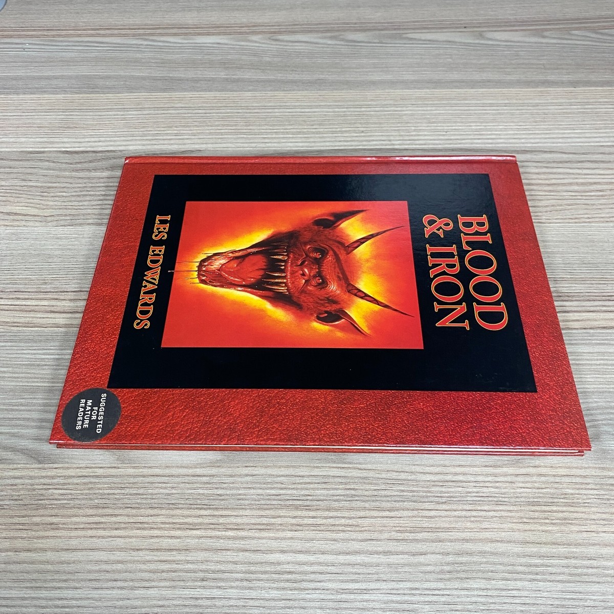 BLOOD & AND IRON HARDBACK GAMES WORKSHOP BOOK LES EDWARDS 1989